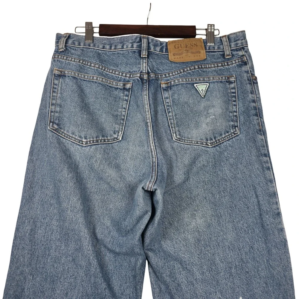 Vintage Guess Georges‎ Marciano Jeans Made in USA 36 x 32 Stained Workwear 10001